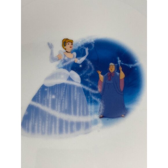 NEW Zrike 2 pc set Disney Princess Fairy Cinderella Dinner Plate and Cereal Bowl - Picture 2 of 9